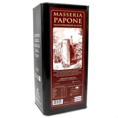 Olio Extravergine di Oliva Pugliese Ogliarola Garganica – Direttamente dal Produttore nel Gargano 7 Lattina da 5 litri Olio Extravergine di oliva