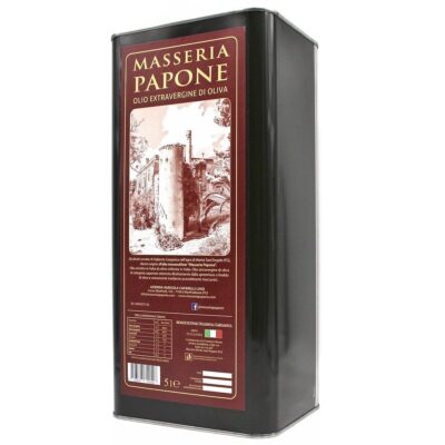 Olio Extravergine di Oliva Pugliese Ogliarola Garganica – Direttamente dal Produttore nel Gargano 6 Lattina da 5 litri Olio Extravergine di oliva