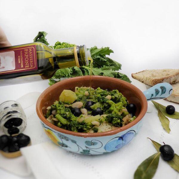 Bottiglia Olio Extravergine di oliva da 0,25 Litri 3 pancotto pugliese olio extravergine di oliva