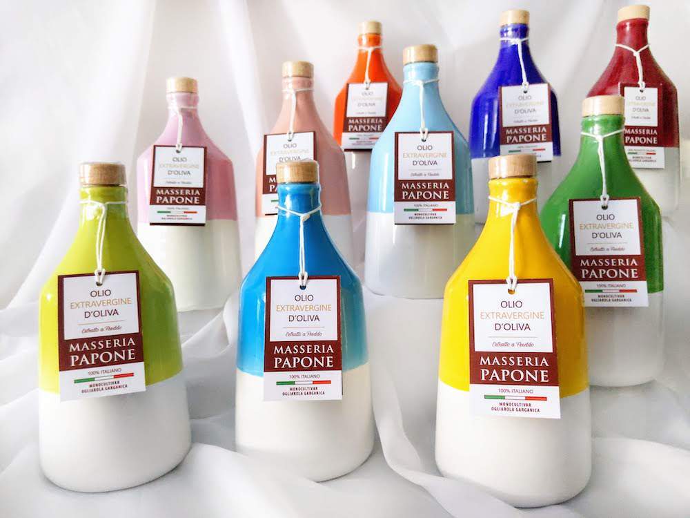oliere in ceramica olio extravergine di oliva puglese