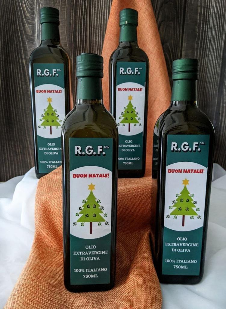 bottiglie olio regalo di natale